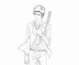 Yamamoto Takeshi Look Coloring Pages sketch template