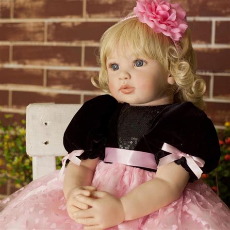 npk  reborn baby dolls soft cloth body toddler girl doll real size  lifelike doll alimart
