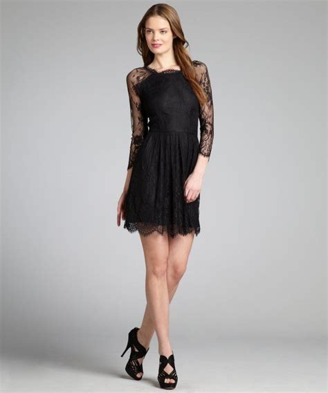 cute little black dress pleated dress long back dress