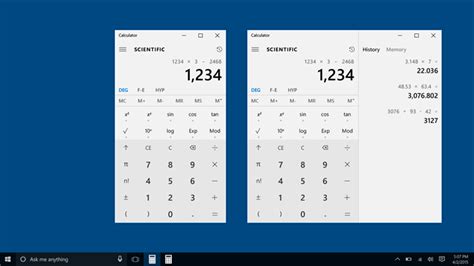 windows calculator uwp app  windows  updated   features