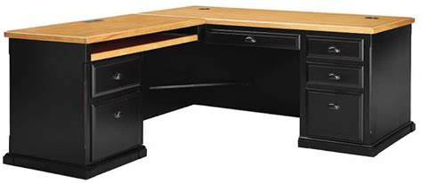 Martin Furniture Home Office L Shaped Desk With Left Hand Facing Return