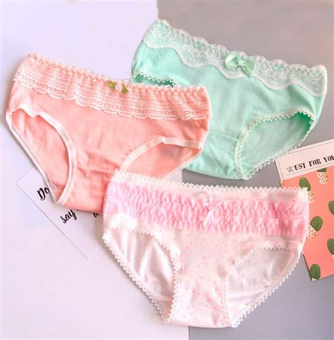 3pcs lot new arrival cotton sexy panties women s cartoon printing cute