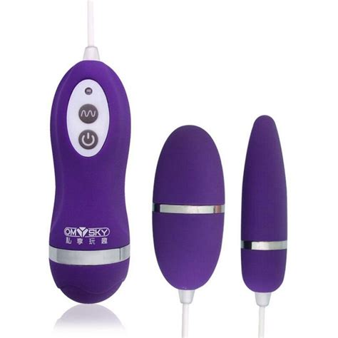 Omysky Silent Waterproof Wired Double Vibrating Eggs