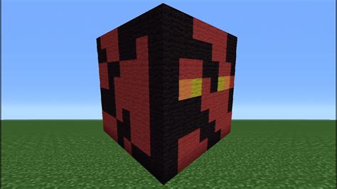 minecraft tutorial how to make a magma cube statue youtube