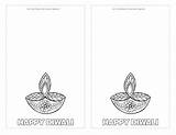 Diwali sketch template