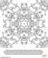 Coloring Pages Psychedelic Ornaments sketch template