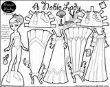 Paper Marisole Dolls Printable Monday Coloring Fantasy Gowns Marisol Click Paperthinpersonas Print Pseudo Renaissance Friends Pages Doll Clothing Color Drawing sketch template