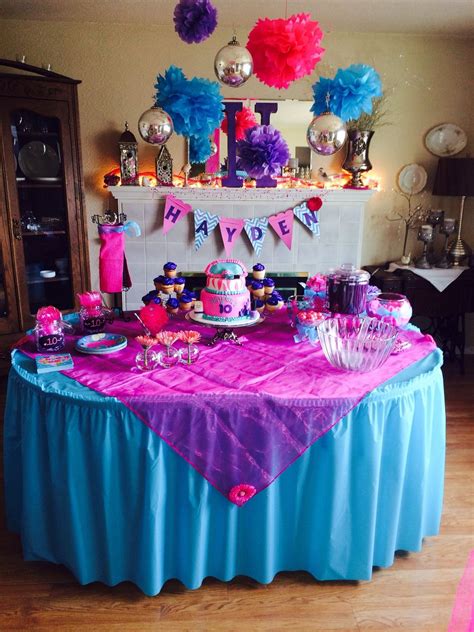 popular  yr  girl birthday party ideas