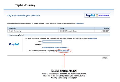 setting   paypal account