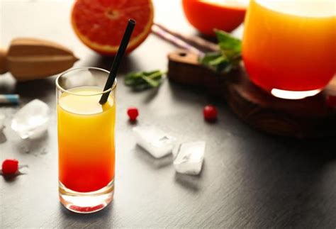 cocktail orange  grenadine sans alcool