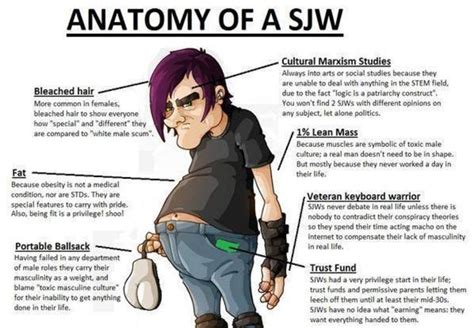 Anatomy Of Social Justice Warriors Perfectly Illustrated