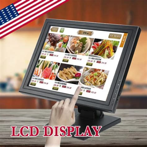 touch screen pos tft lcd touchscreen monitor retail kiosk restaurant bar  picclick