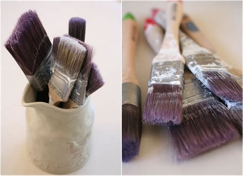 lilyfield life   clean  paint brush  vinegar