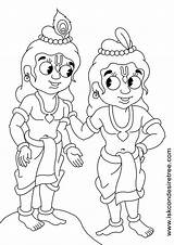 Balarama Krishna Sri Line Drawing Unknown Posted sketch template