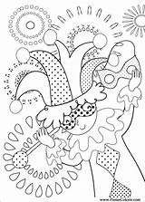 Tekeningen Coloring Clown Mardi Schilderen Tekenen Verf sketch template