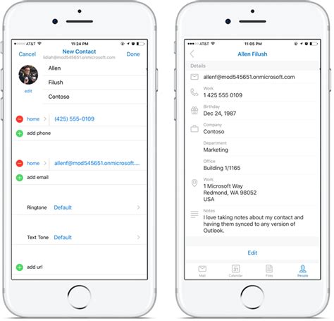 Improving People In Outlook For Ios And Android Microsoft 365 Blog
