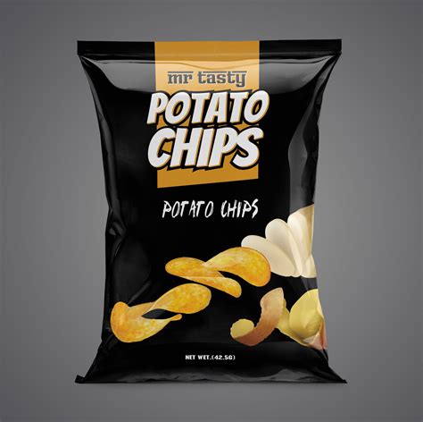 potato chips packaging design