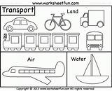 Transportation Worksheet Worksheets Means Air Land Coloring Kindergarten Preschool Water Printable Worksheetfun Pages Transport Vehicle Tracing Types Helicopter Modes Pdf sketch template