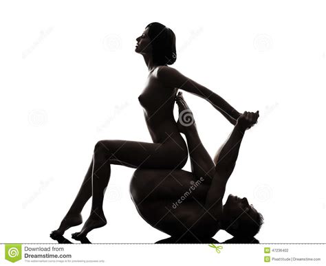 silhouette of couple having sex
