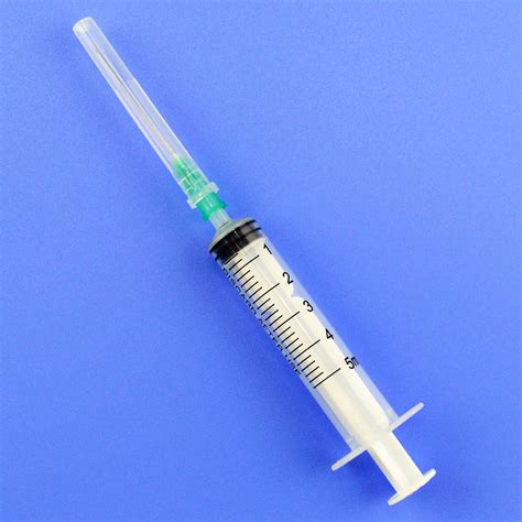 Buy 100pack 5ml Cc 21g Disposable Syringe With Needle Industrial