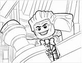 Lego Batman Coloring Pages Kids Simple Color Justcolor Printable sketch template