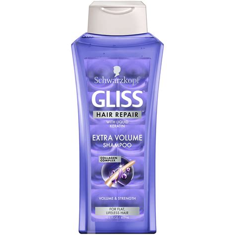 gliss hair repair shampoo extra volume  ounce walmartcom