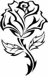Rosas Fiori Stencils Tatuaggi Tribali Tribales Estarcido Henna Schablone Negra Tatuaje Vidrio Tallado Vorlagen Dessins Trivales Noire Stylisée Tatouages Blume sketch template