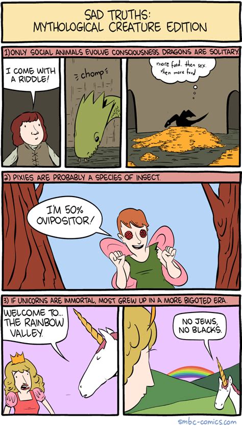 Saturday Morning Breakfast Cereal Sad Truths Mythical