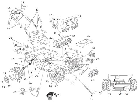 power wheels jeep wrangler revised parts