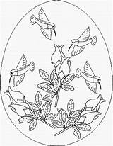 Adults Hummingbird Colorat Eggs Oua Embroidery Bred Copii Fise Inspires Insertion Fiseprescolari sketch template