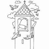 Coloring Pages Printable Bell Christmas Printables Church Bells Cute Kids Momjunction sketch template