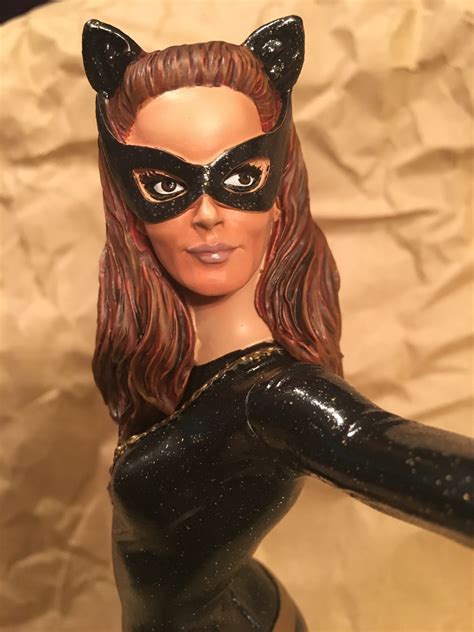 first review this julie newmar statue is the catwoman s