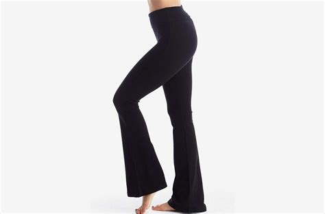 Viosi Fold Over Cotton Spandex Yoga Pants Modest Workout Clothes Gym