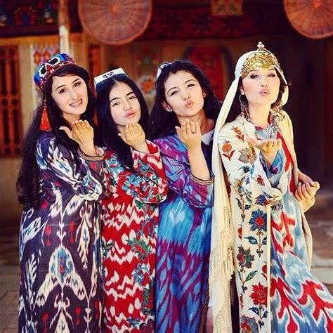 Uzbek Turks From Uzbek Eli Uzbekstan In Central Turan Traditional