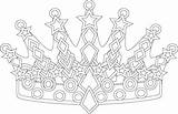 Koningsdag Kroon Jewel Dingen Gezin Doen Ouderwijsheid Knutselen Template Jij sketch template