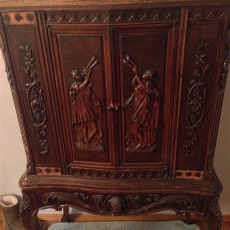 antique cabinet ornate  antique furniture collection