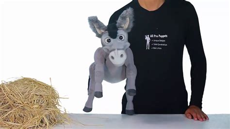 baby donkey puppet  allpropuppets youtube