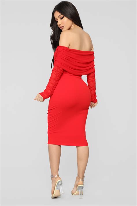 Take Me On A Dinner Date Dress Red Curve Dresses Fashion Dresses