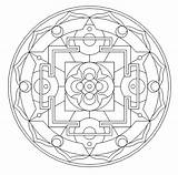 Coloring Geometry Sacred Pages Mandala Bing Getcolorings Colo Printable sketch template