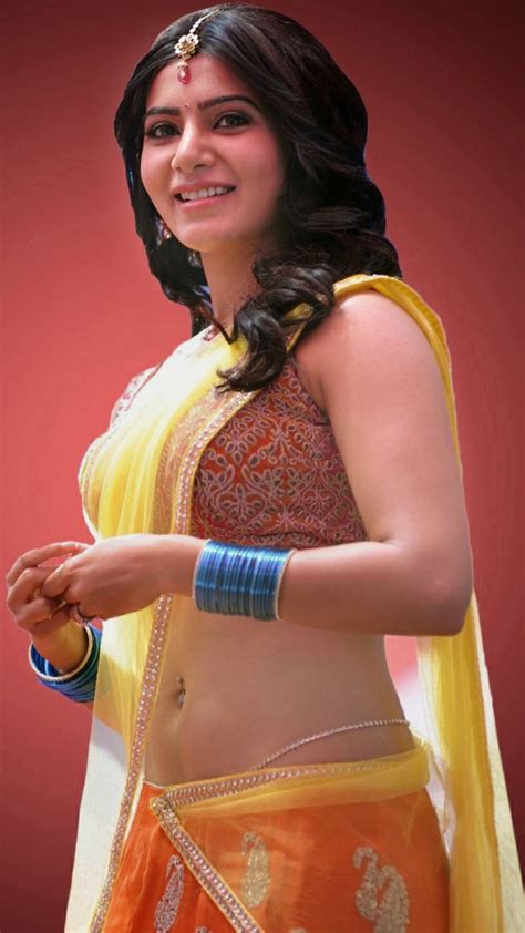 Celebrity Hot Samantha Ruth Prabhu Hot Navel Cute Expressions