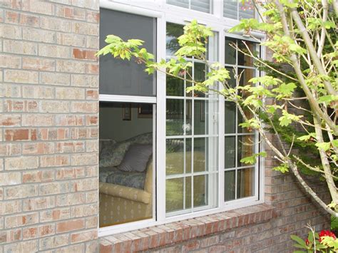 retractable window screens traditional exterior  metro  air tech screen products