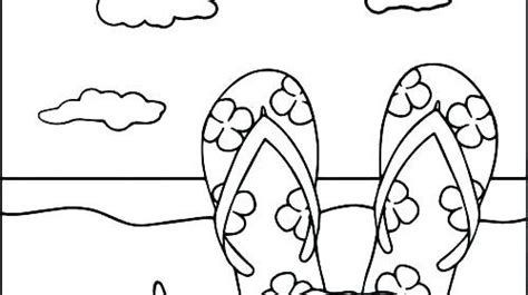 beach coloring pages idea  coloringfoldercom beach coloring