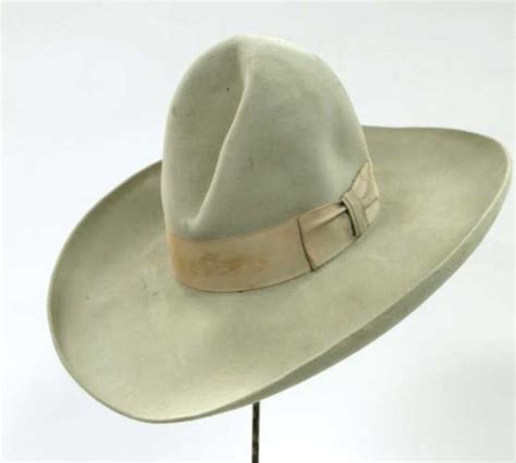 stetson wide brim cowboy hat