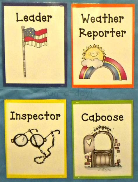 preschool classroom jobs  love  inspector  sooooo