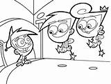 Coloring Fairly Pages Odd Timmy Oddparents Parents Turner Nickelodeon Wanda Padrinos Los Para Colorear Vicky Cosmo Printable Kids Nickolodeon Magicos sketch template