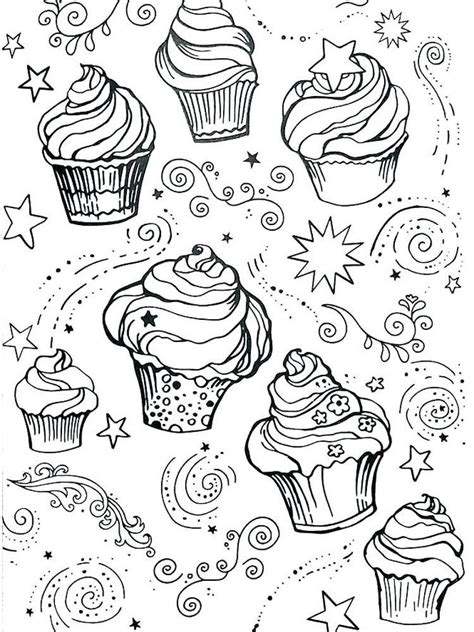 cupcake coloring pages  adults cupcake   cake   cup  small