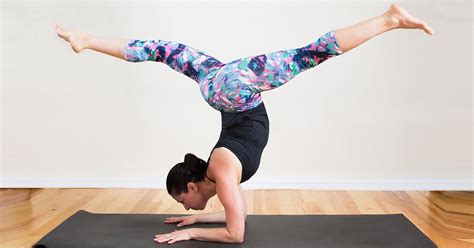 forearm stand  yoga popsugar fitness