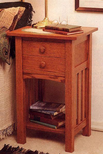 arts  crafts mission  table night stand indoor home