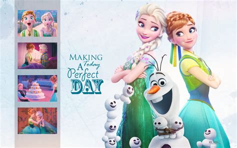 frozen fever wallpaper elsa and anna wallpaper 38301021 fanpop