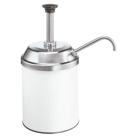 server  condiment syrup pump   ozstroke capacity stainless